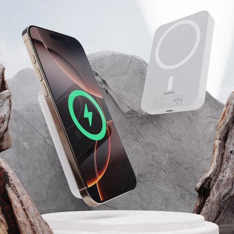Powerbank Dudao K26 10000mAh 20W USB-A / USB-C / MagSafe - biały