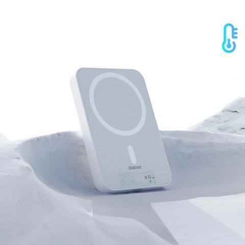 Powerbank Dudao K26 10000mAh 20W USB-A / USB-C / MagSafe - biały