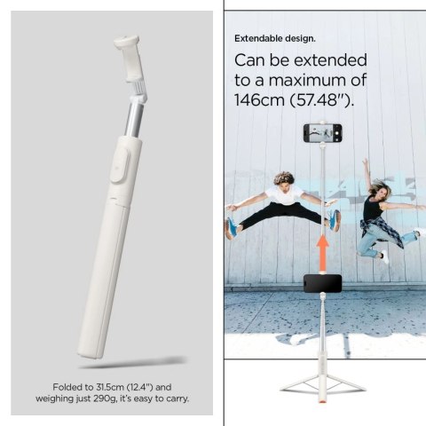Selfie stick Spigen S541W Bluetooth - biały