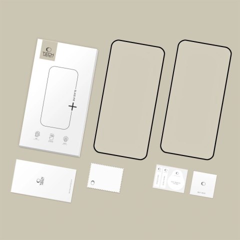 Szkło hartowane Tech-Protect Glass Fit+ 2-Pack na Xiaomi Redmi Note 15 Pro 5G - czarne