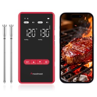 Termometr kuchenny Meatmeet X Pro smart aplikacja WiFi dwa czujniki grill piekarnik wędzarnia