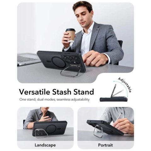 Etui ESR Classic Hybrid Kickstand MagSafe na Samsung Galaxy S26 Ultra - czarne