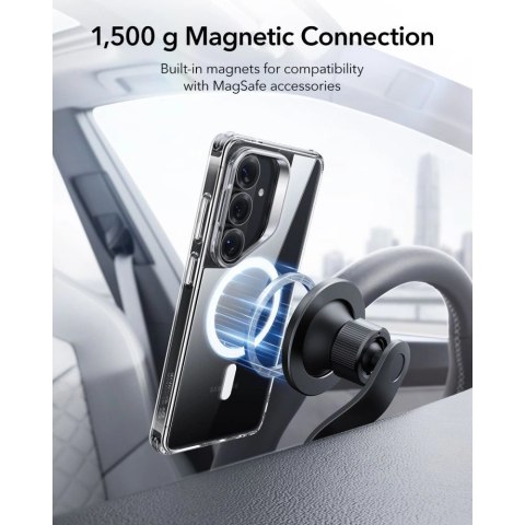 Etui ESR Classic Hybrid Kickstand MagSafe na Samsung Galaxy S26 - przezroczyste