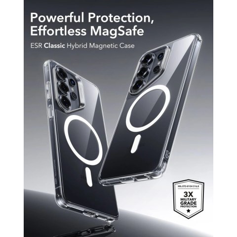 Etui ESR Classic Hybrid MagSafe na Samsung Galaxy S26 Ultra - przezroczyste