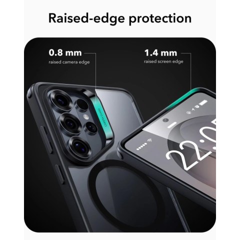 Etui ESR Classic Hybrid MagSafe na Samsung Galaxy S26 Ultra - przezroczysto-czarne