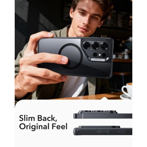 Etui ESR Classic Hybrid MagSafe na Samsung Galaxy S26 Ultra - przezroczysto-czarne