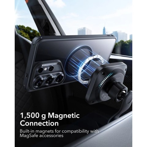 Etui ESR Classic Hybrid MagSafe na Samsung Galaxy S26 Ultra - przezroczysto-czarne