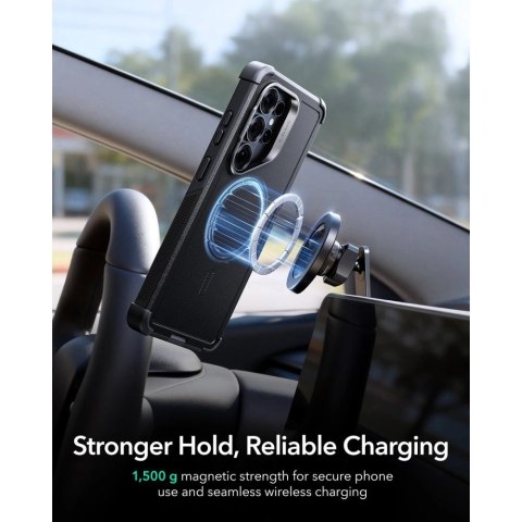 Etui ESR Cyber Tough Kickstand MagSafe na Samsung Galaxy S26 Ultra - czarne