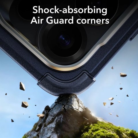 Etui ESR Cyber Tough Kickstand MagSafe na Samsung Galaxy S26 Ultra - granatowe