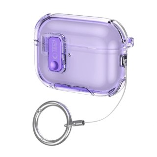Etui Tech-Protect Bounce Pro na AirPods Pro 3 - fioletowe