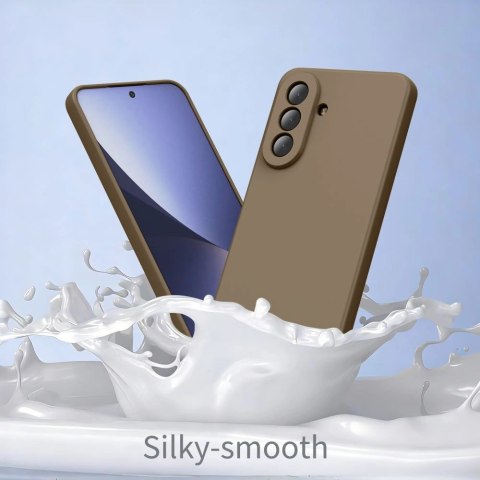 Etui Tech-Protect Icon na Samsung Galaxy A57 5G - brązowe