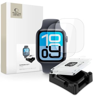 Folia hydrożelowa Tech-Protect Supreme Set+ 2-Pack na Apple Watch 44 mm