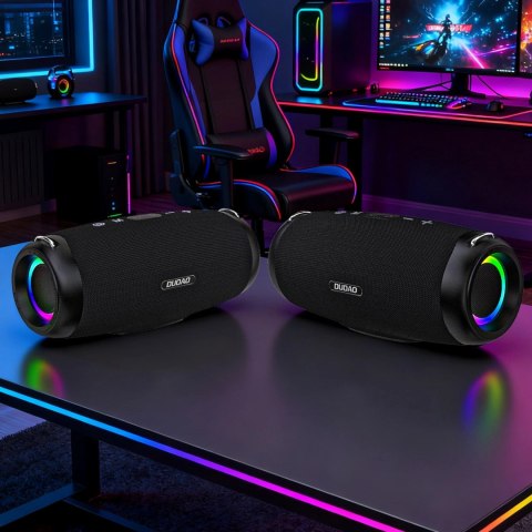 Głośnik bezprzewodowy Dudao Y21Pro podświetlany RGB Bluetooth 5.3 - czarny
