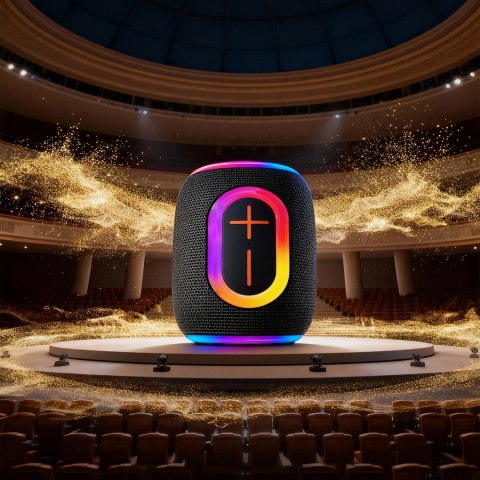 Głośnik bezprzewodowy Dudao Y22 podświetlany RGB Bluetooth 5.3 - czarny