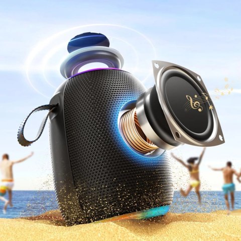 Głośnik bezprzewodowy Dudao Y22 podświetlany RGB Bluetooth 5.3 - czarny