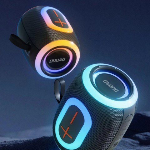 Głośnik bezprzewodowy Dudao Y22 podświetlany RGB Bluetooth 5.3 - czarny