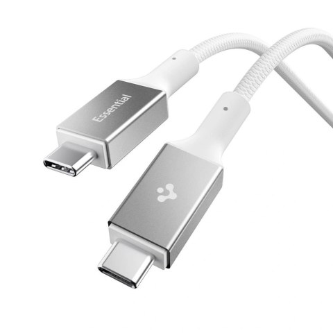 Kabel Spigen Essential EB24015CC USB-C / USB-C 240W 150cm - biały