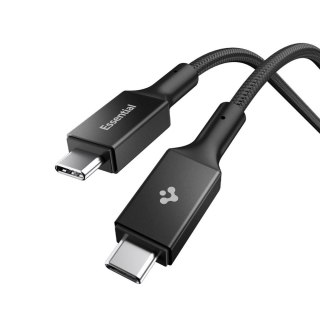 Kabel Spigen Essential EB24015CC USB-C / USB-C 240W 150cm - czarny