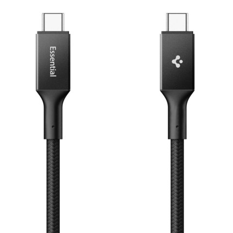 Kabel Spigen Essential EB24015CC USB-C / USB-C 240W 150cm - czarny