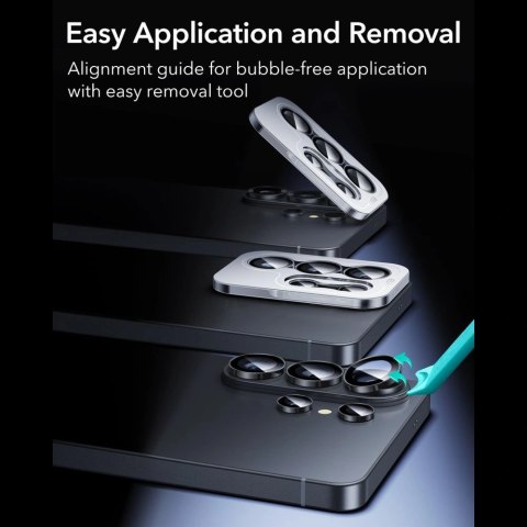 Osłona aparatu ESR Armorite Camera Protector na Samsung Galaxy S26 Ultra - czarna