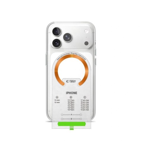 Pierścień magnetyczny Tech-Protect MMP-210 MagSafe 2-Pack - pomarańczowy / czarny