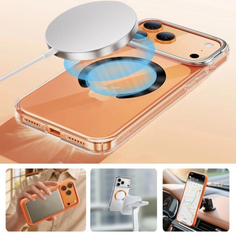 Pierścień magnetyczny Tech-Protect MMP-210 MagSafe 2-Pack - pomarańczowy / czarny