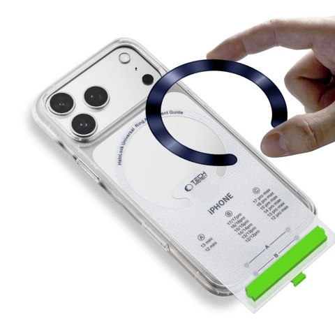 Pierścień magnetyczny Tech-Protect MMP-210 MagSafe 2-Pack - srebrny / granatowy