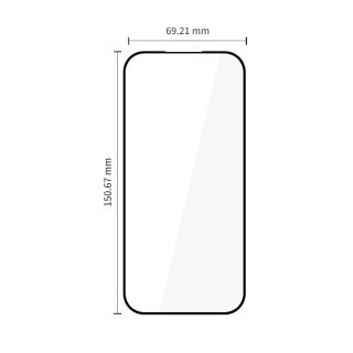 Szkło hartowane Tech-Protect Glass Fit+ 2-Pack na Google Pixel 9A / 20A - czarne
