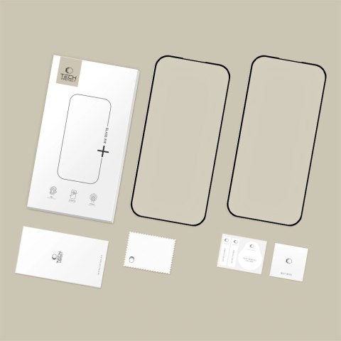 Szkło hartowane Tech-Protect Glass Fit+ 2-Pack na Google Pixel 9A / 20A - czarne