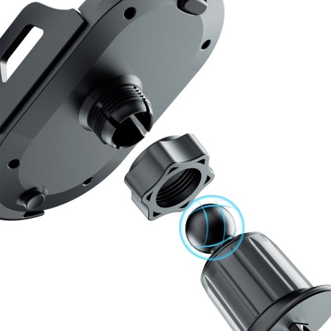 Uchwyt na smartfona Dudao F2+ na kratkę nawiewu zaciskowy - czarny