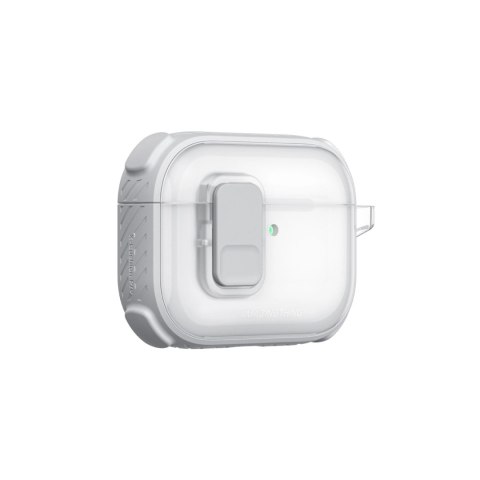 Etui AMAZINGTHING Titan Pro Mag Case Clear do AirPods Pro 3 - białe