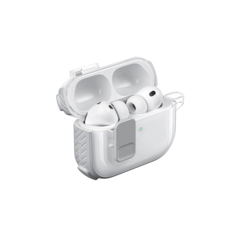 Etui AMAZINGTHING Titan Pro Mag Case Clear do AirPods Pro 3 - białe