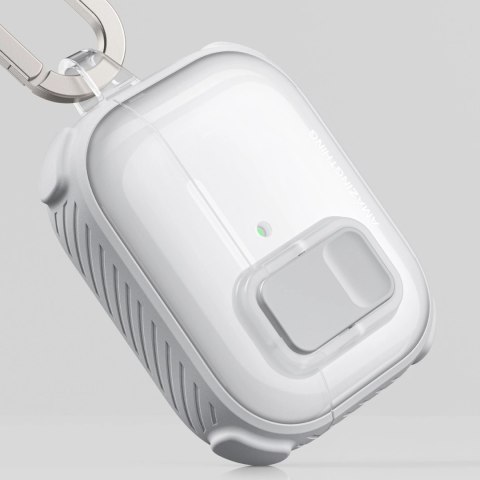 Etui AMAZINGTHING Titan Pro Mag Case Clear do AirPods Pro 3 - białe