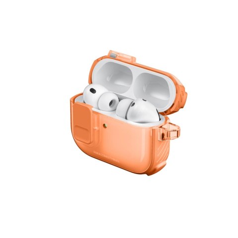Etui AMAZINGTHING Titan Pro Mag Case Clear do AirPods Pro 3 - pomarańczowe