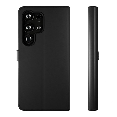 Etui z ekoskóry Puro Booklet Case z klapką i portfelem do Samsung Galaxy S25 Ultra - czarne
