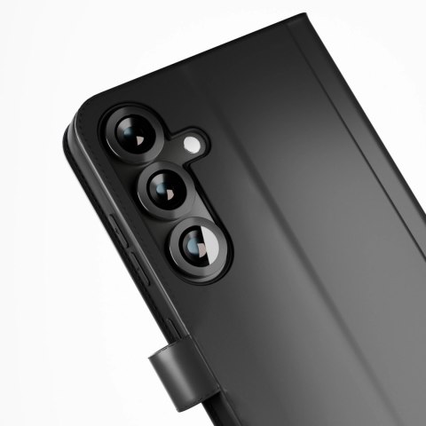 Etui z ekoskóry Puro Booklet Case z klapką i portfelem do Samsung Galaxy S25+ - czarne