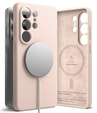 RINGKE SILICONE MAGNETIC MAGSAFE GALAXY S26 ULTRA PINK SAND