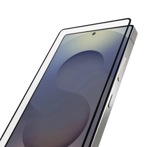 Szkło hartowane Puro Frame Tempered Glass z czarną ramką do Samsung Galaxy S25 Ultra