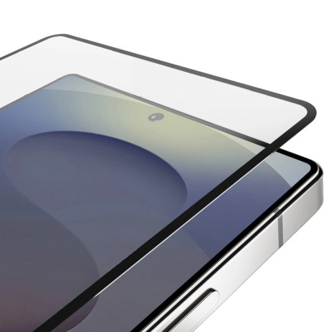 Szkło hartowane Puro Frame Tempered Glass z czarną ramką do Samsung Galaxy S25 Ultra