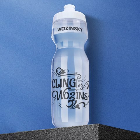 Bidon rowerowy Wozinsky WBR-01T 750ml - transparentny