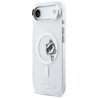 Etui Karl Lagerfeld IML Peekaboo MagSafe na iPhone Air - przezroczyste