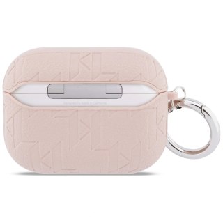 Etui Karl Lagerfeld Monogram Karl Head na AirPods Pro 3 - różowe