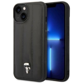 Etui Karl Lagerfeld Puffy Ikonik Pin na iPhone 14 / 15 / 13 - czarne