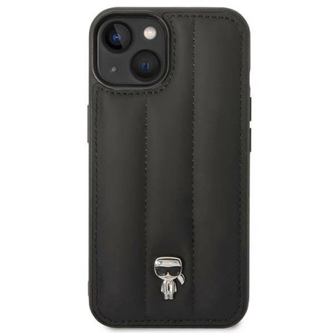 Etui Karl Lagerfeld Puffy Ikonik Pin na iPhone 14 / 15 / 13 - czarne