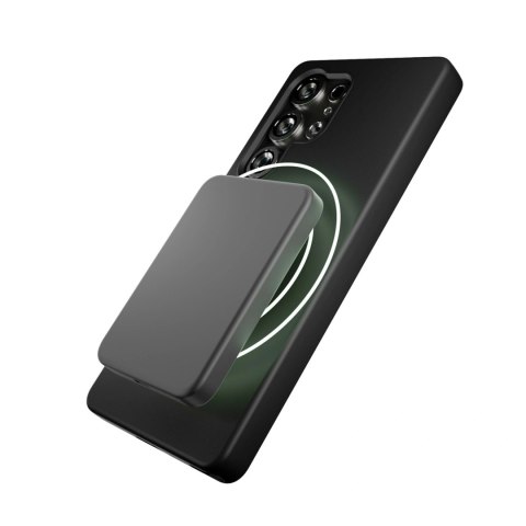 Etui silikonowe Puro Icon Mag z MagSafe do Samsung Galaxy S25 Ultra - czarne