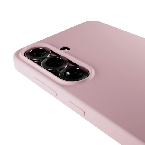 Etui silikonowe Puro Icon do Samsung Galaxy S25 - różowe