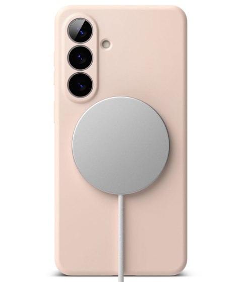 RINGKE SILICONE MAGNETIC MAGSAFE GALAXY S26 PINK SAND