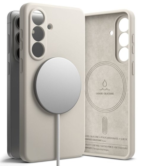 RINGKE SILICONE MAGNETIC MAGSAFE GALAXY S26 STONE