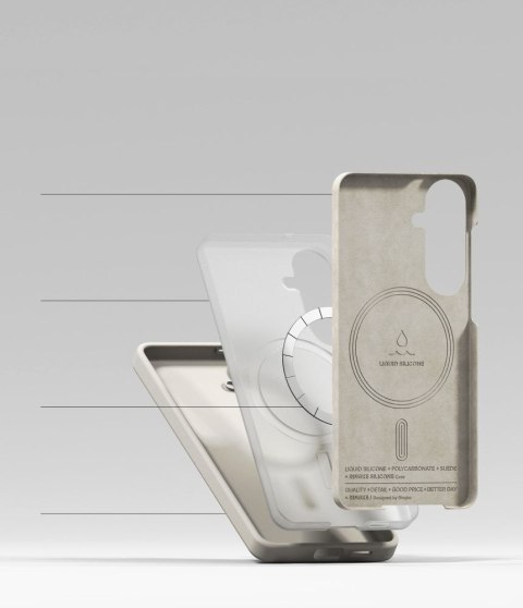 RINGKE SILICONE MAGNETIC MAGSAFE GALAXY S26 STONE