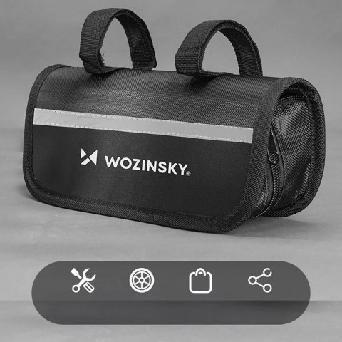 Zestaw narzędzi Wozinsky WMZ-01N multitool rowerowy 16w1 - czarny